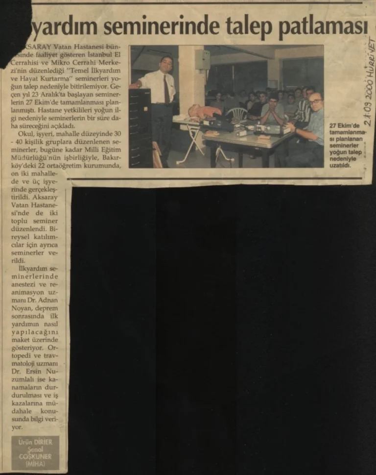 Gazete haberi: İECMM basında (29)